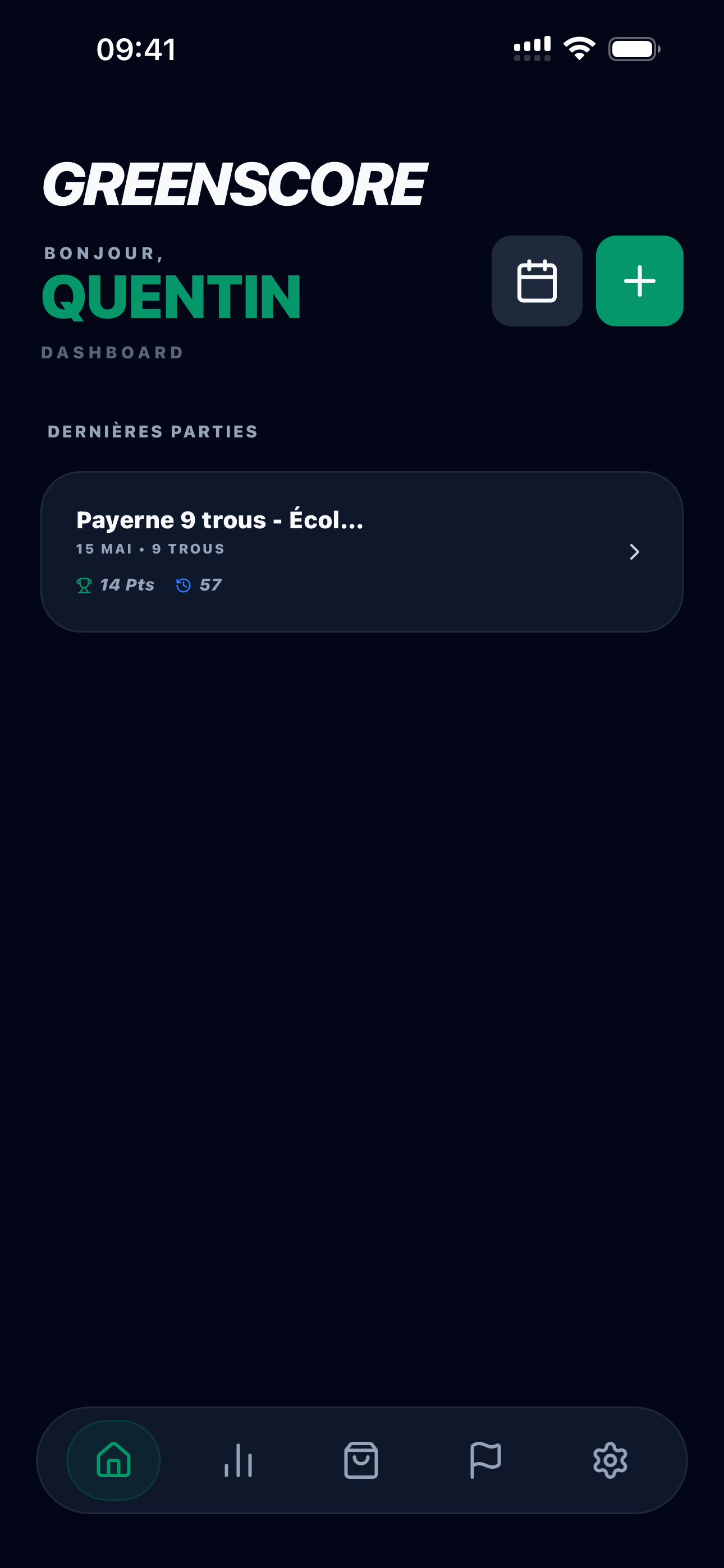 Dashboard GreenScore